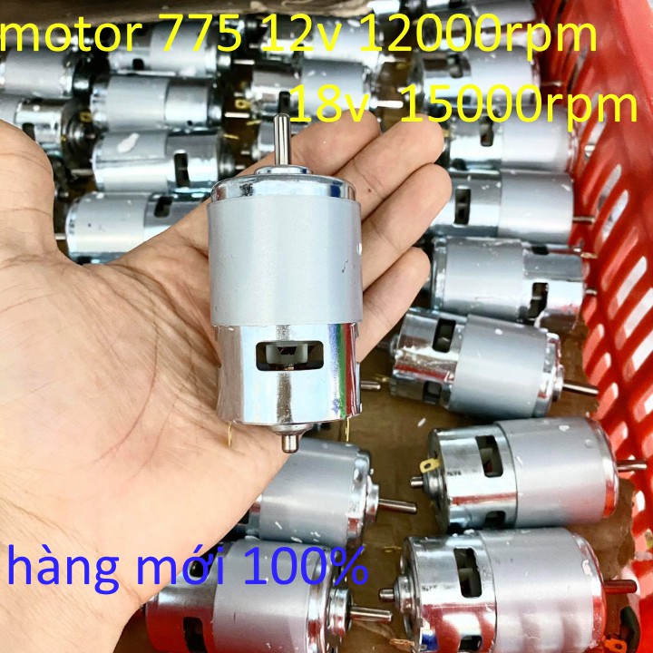 motor 775 12v 24v - đầu khoan, đầu cắt