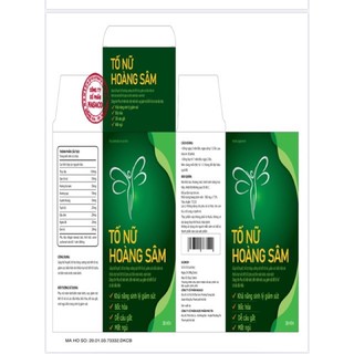 Tố nữ Hoàng Sâm - Đề án 818 Bộ Y Tế