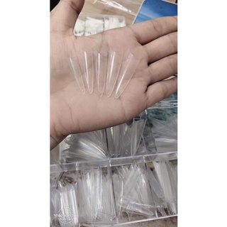 Móng nối nhọn phom dài hộp 500 móng