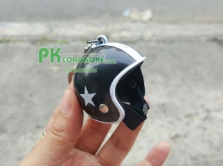 Móc khoá nón bảo hiểm 3/4