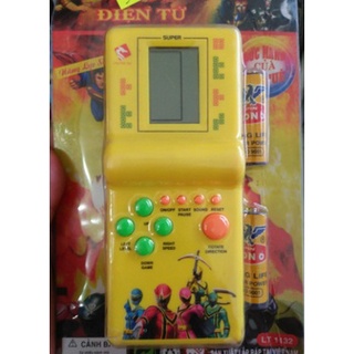 Máy chơi game mini xếp gạch, xếp hình (kèm pin)