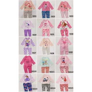 Bộ dài tay bé gái size 16-22kg qiqi xuất hàn