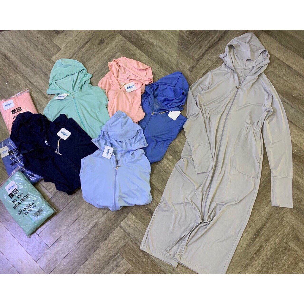 Áo Chống Nắng Nữ Toàn Thân Vải Nhật Thông Hơi