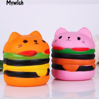Đồ chơi Squishy hình bánh hamburger  MS9339