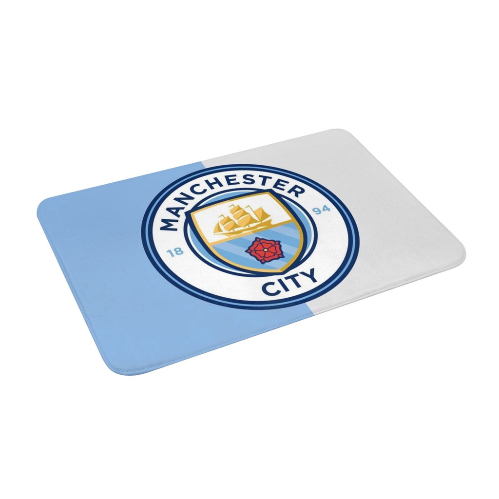 Thảm Lót Sàn Nhà Chống Trượt Thời Trang Manchester City Fc 40 * 60 cm