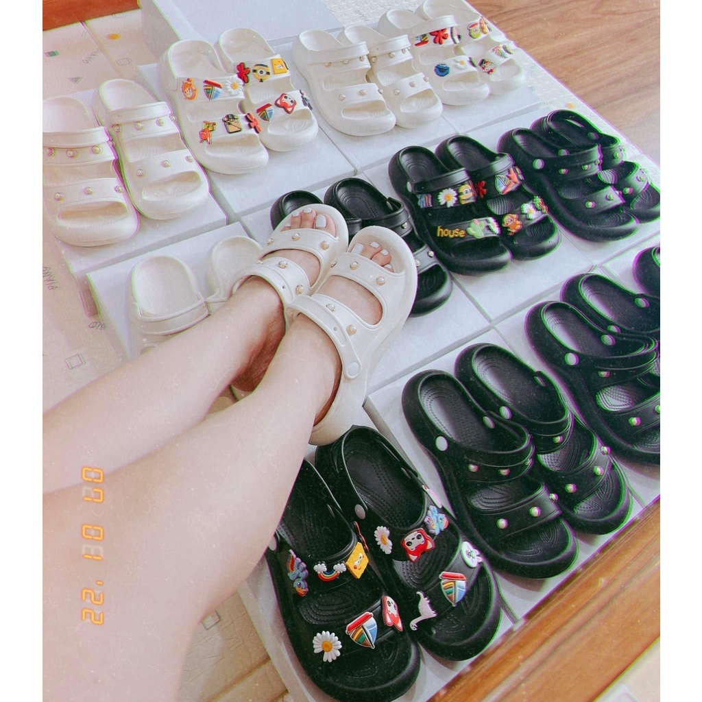 Dép Cross 2 quai EVA siêu êm chân cực xinh