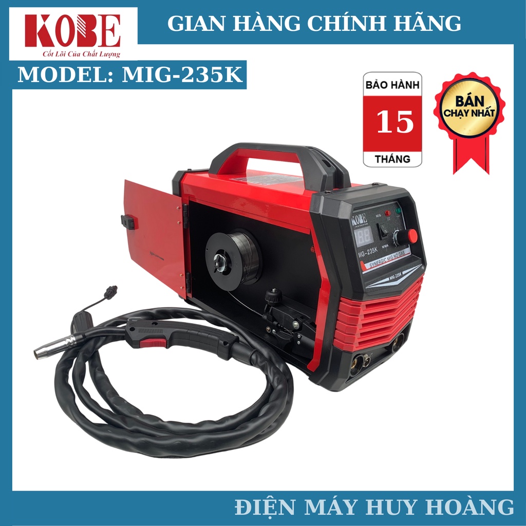 Máy hàn mig  mini KOBE 235K - mic 252K - Máy hàn 2 chức năng mig-que giá tốt nhất