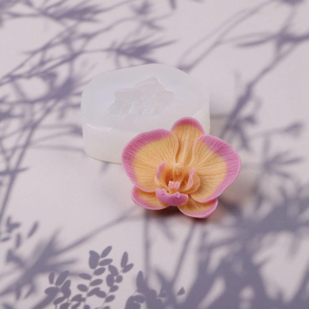 Khuôn Silicone Làm Xà Phòng / Sô Cô La Hình Bướm / Hoa Lan DIY