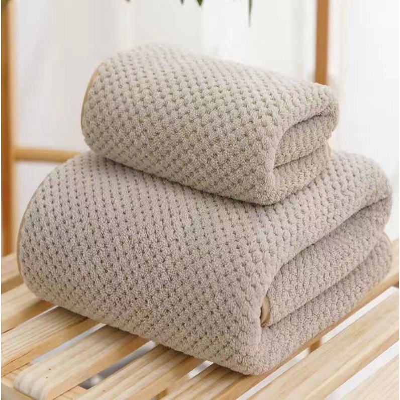 Khăn tắm sợi lông cừu  siêu mềm mại, siêu thấm nước cỡ lớn