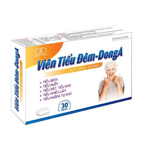 Viên Tiểu Đêm DongA- giảm tiểu buốt, không tự chủ,tiểu nhiều lần vào ban ngày, đêm, tiểu dắt, tiểu buốt