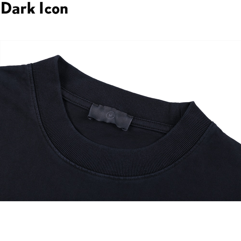 Dark Icon Rap Rock Hip Hop T-shirt Men Camouflage Letters Printed Streetwear Men's Tshirts Cotton Tee