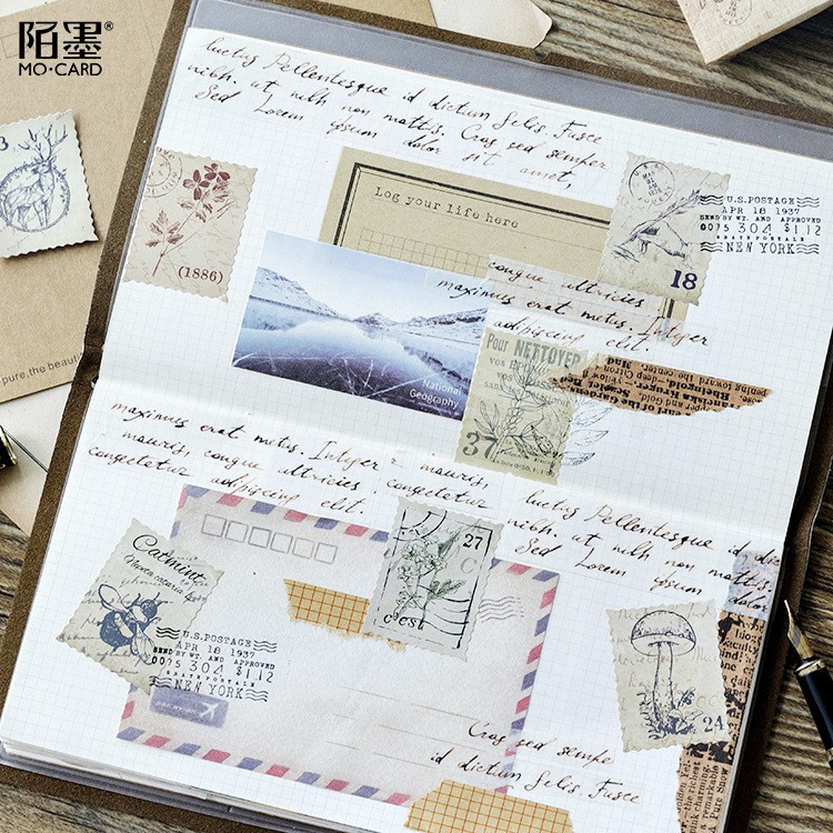 Bộ Sticker / Hình dán Kiểu Dáng Hình Lá Tem (46 Hình)