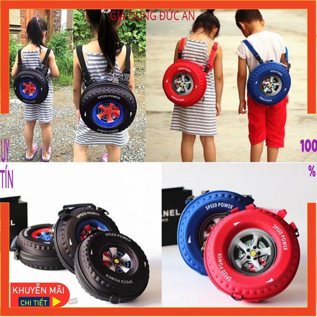 Balo trẻ em hình bánh xe