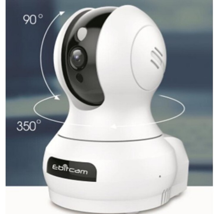 Camera IP Wifi EbitCam E3 Độ Phân Giải 3Megapixel - Hàng chính hãng Tặng kèm thẻ nhớ tùy chọn