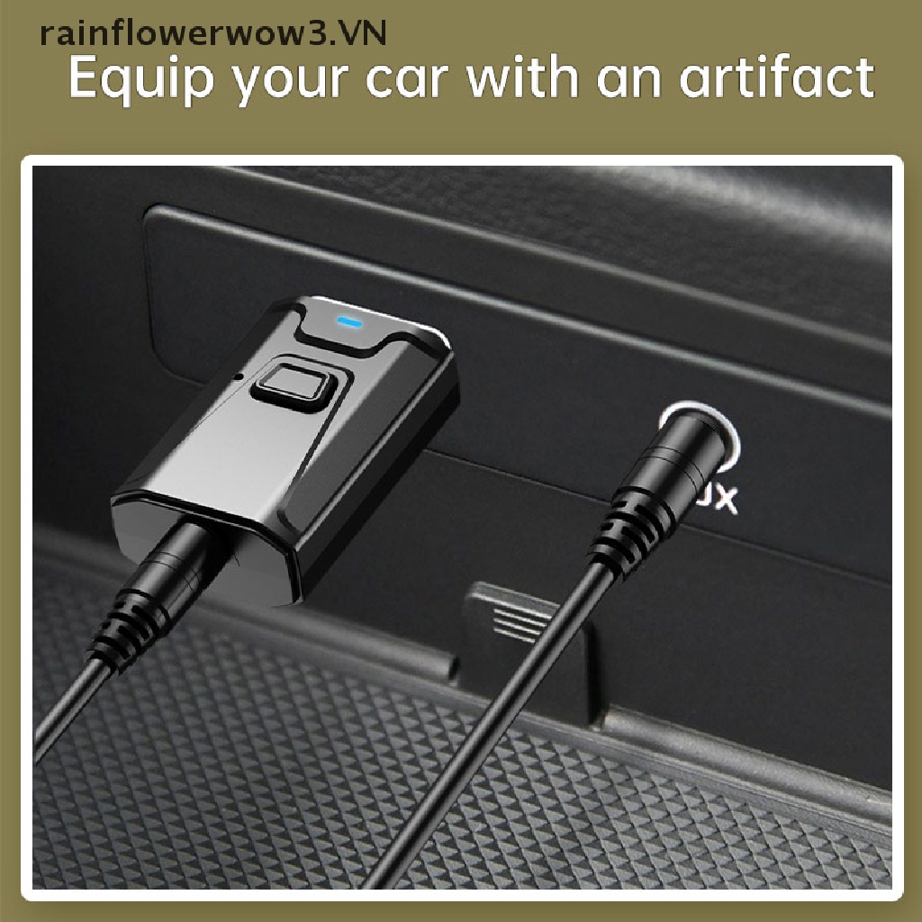 Usb nhận tín hiệu Bluetooth 5.0 mini với giắc cắm 3.5mm AUX dành cho TV/ PC