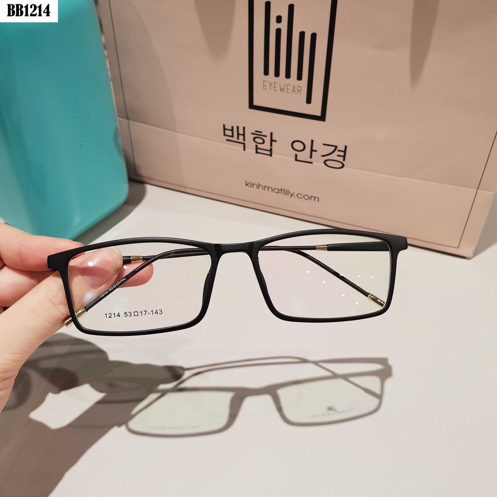 Gọng Kính Cận Vuông Mảnh L1214 - Gọng Kính Mắt Thời Trang Hàn Quốc Lilyeyewear | BigBuy360 - bigbuy360.vn