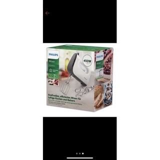 MÁY ĐÁNH TRỨNG, TRỘN BỘT PHILIPS HR3741/00- 450W