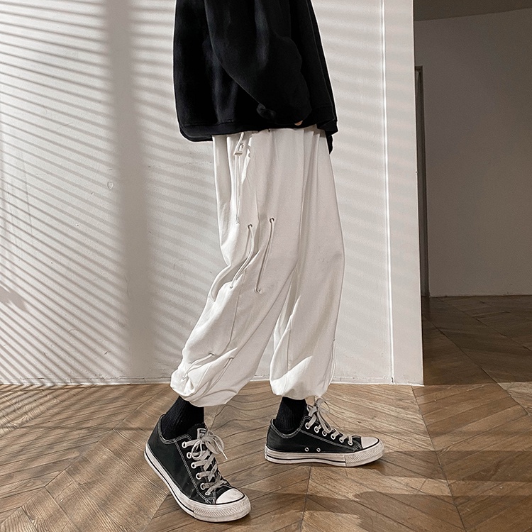 Quần ống rộng màu trơn thời trang cho nam