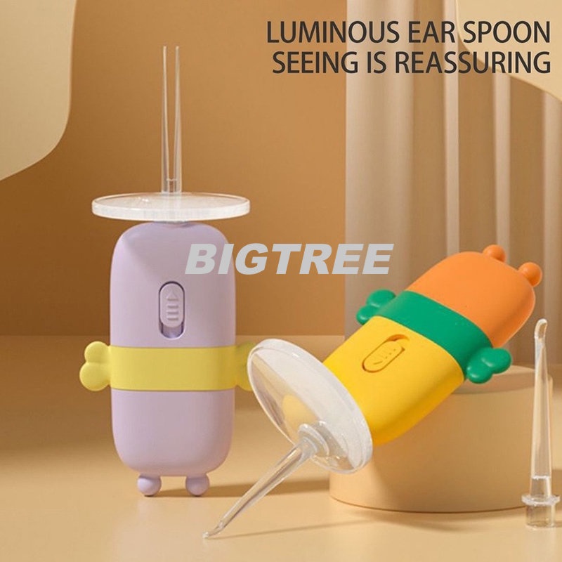 Dụng Cụ Lấy Ráy Tai Có Đèn LED / Kính Lúp / Nhíp Dành Cho Em Bé