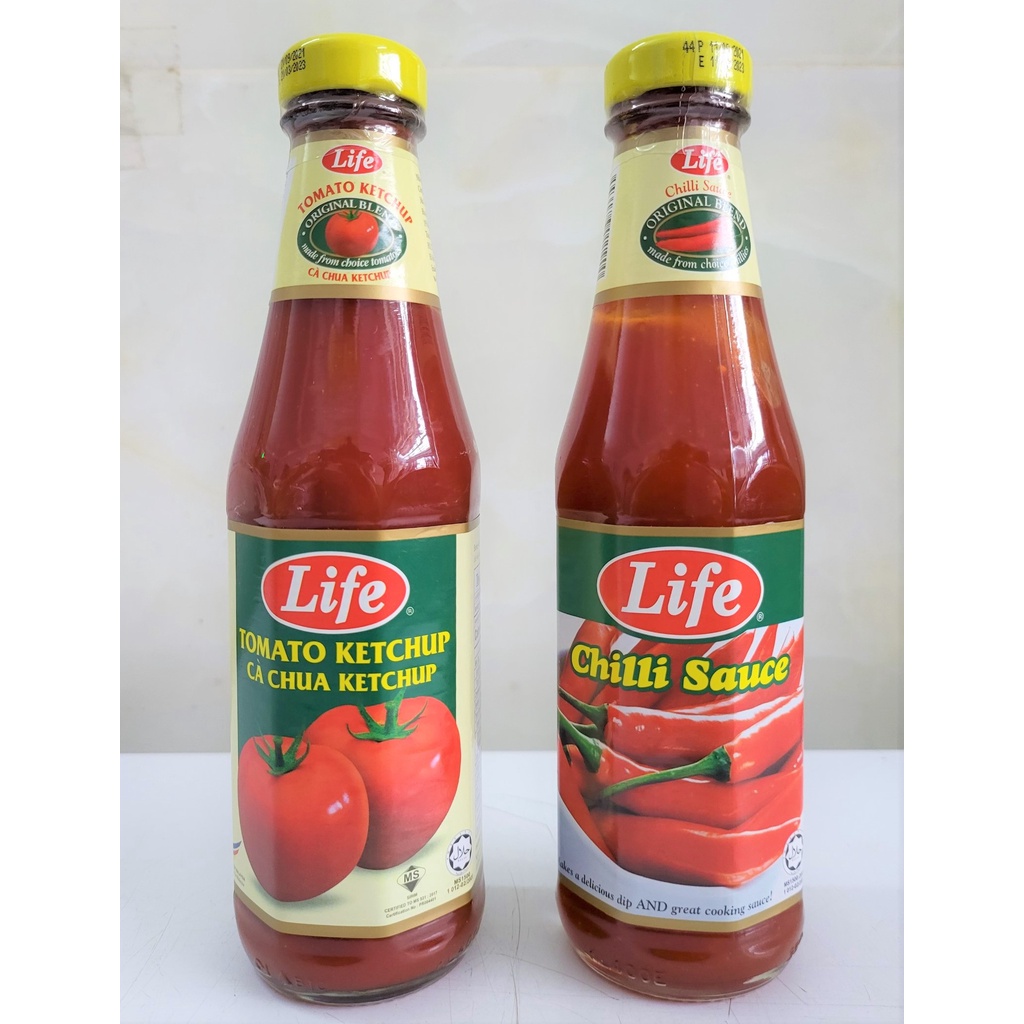 [Chai TT 330g] TƯƠNG CÀ CHUA [Malaysia] LIFE Tomato Ketchup (halal) (tgc-hk)