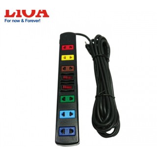 Ổ Cắm 6 Lỗ LiOA Giá Rẻ 2200w Dây Dài 5M