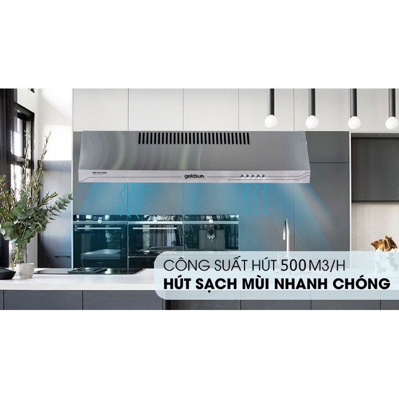 Máy hút mùi Goldsun GS-709I* (Điều khiển cơ)