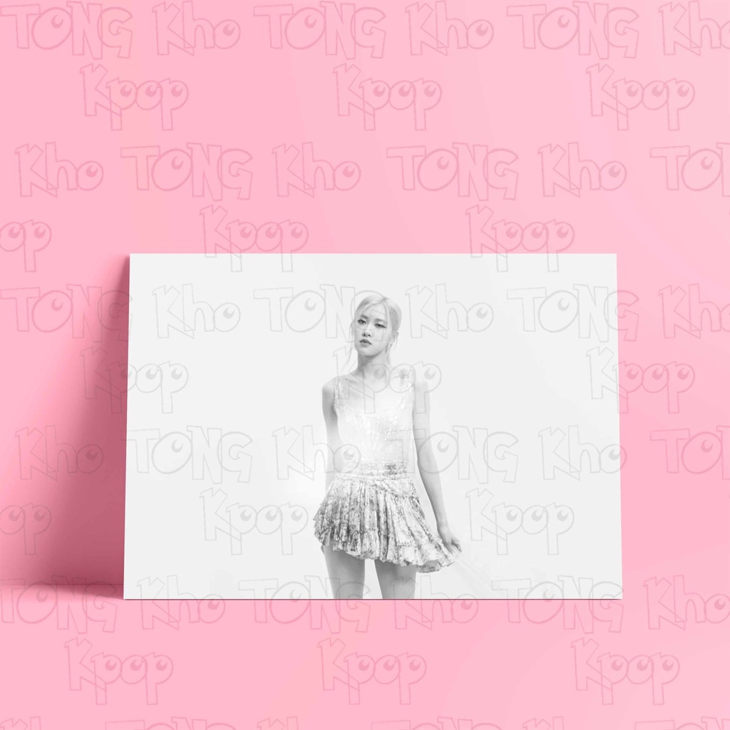 Tấm Poster cao cấp giấy 260gsm in hình ROSÉ  SINGLE ALBUM idol Kpop ảnh đẹp