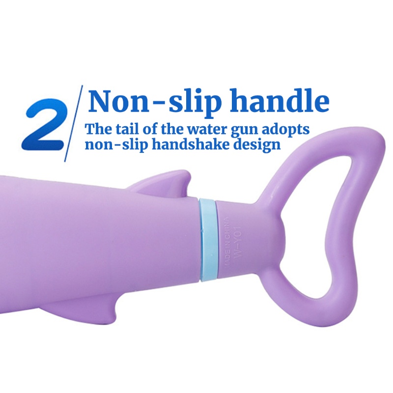 Súng Nước Hình Cá Mập Đồ Chơi Ngoài Trời Sức Chứa Lớn Cho Trẻ Em