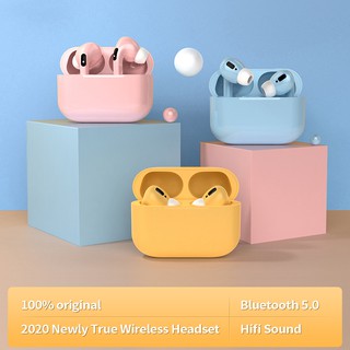 Macaron Airs Pro Bluetooth Earphone 5.0 Wireless Headphones Sports Headset With Mic