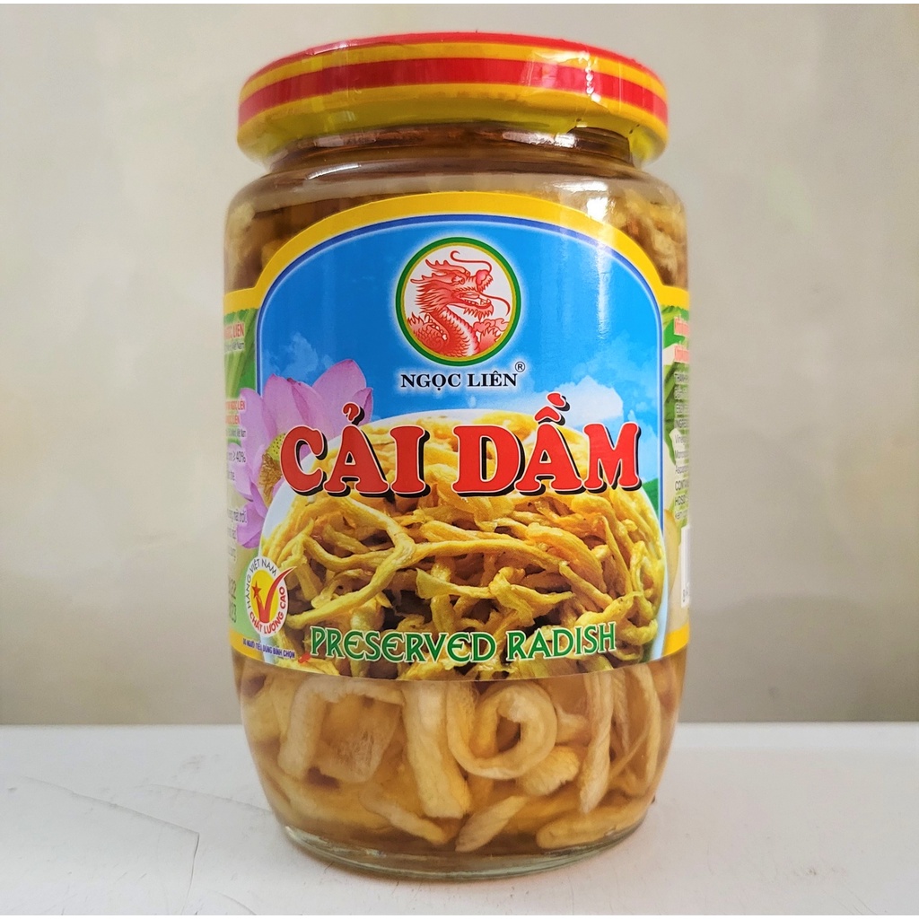 [Lọ 430g] CẢI DẦM (Củ cải ngâm chua ngọt) [VN] NGỌC LIÊN Preserved Radish