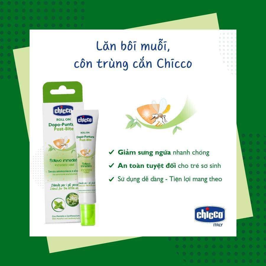 Lăn bôi vết muỗi đốt và côn trùng cắn Chicco