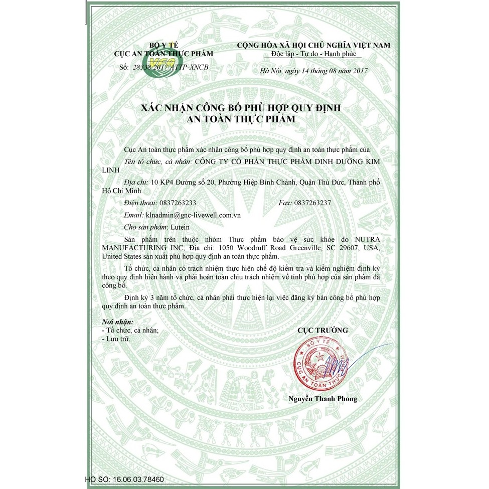Viên Uống Bổ Mắt Trunature Lutein & Zeaxanthin 140 Viên