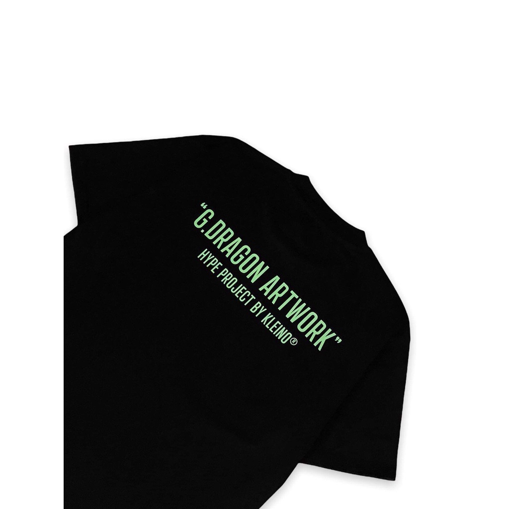 ÁO PHÔNG UNISEX GD GLOW IN DARK - BLACK