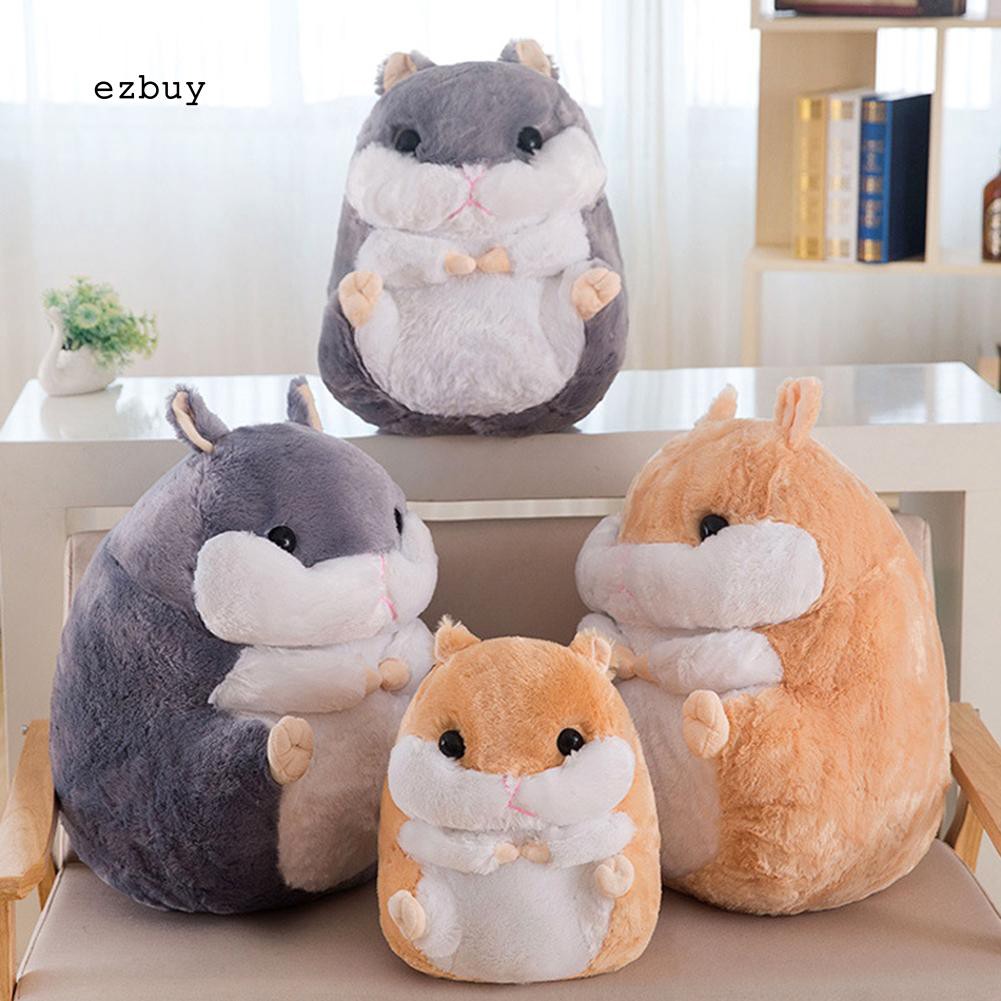 Thú nhồi bông kích thước 40/50/60cm hình chuột hamster dáng ngồi đáng yêu