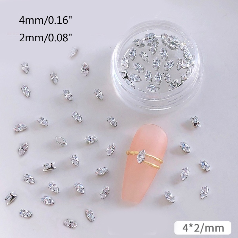 Set 20 Hạt Pha Lê Trang Trí Móng Tay Lấp Lánh