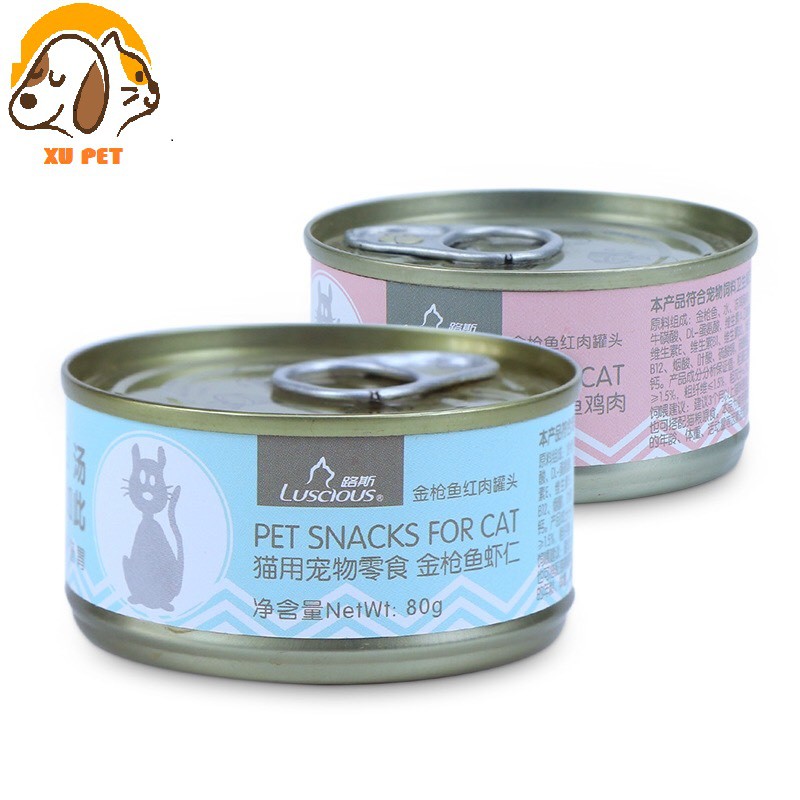 Pate Cá Ngừ Cho Mèo Đóng Hộp Sẵn Tiện Lợi