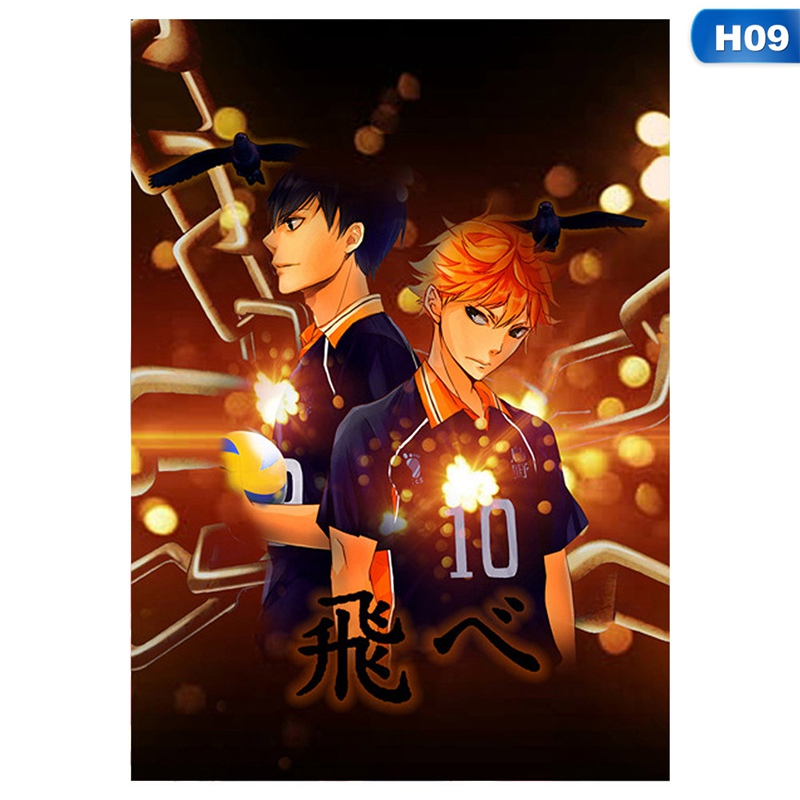Poster Treo Tường In Hình Nhân Vật Anime Haikyuu