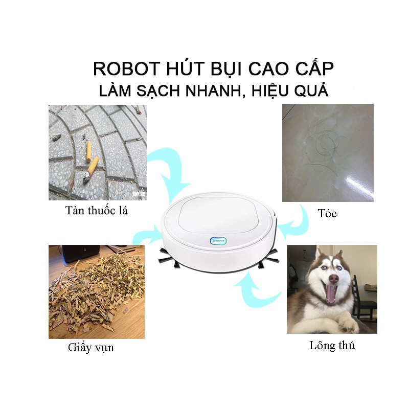 [Mã ELMS5 giảm 7% đơn 300K] Máy hút bụi_Robot hút bụi thông minh_ Lực hút mạnh_Pin khoẻ_Cảm biến siêu nhạy | BigBuy360 - bigbuy360.vn