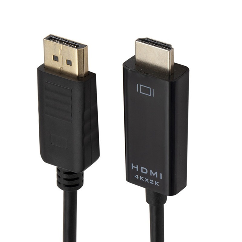 Cáp Chuyển Đổi 1.8m 6ft Dp Sang Hdmi 4kx2k Mạ Vàng Cho Macbook Air Dell