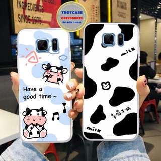 [ NEW ] Ốp lưng điện thoại Samsung Note Fe / S6 / S7 ? S6 Edge / S7 Edge - ốp dẻo in hình bò sữa nhiều mã siêu đẹp