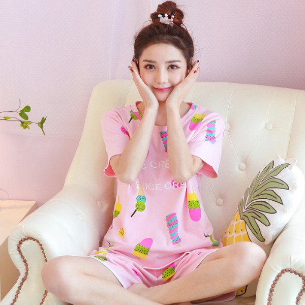 Bộ đồ ngủ nữ 100% cotton mềm mịn