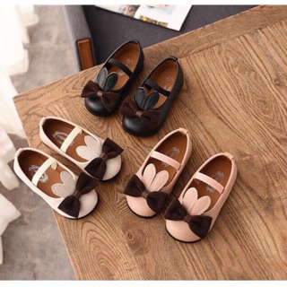 Giày bup bê da thỏ nơ sz 21-30