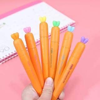 Bút dạ Cà Rốt 6 màu mẫu dài