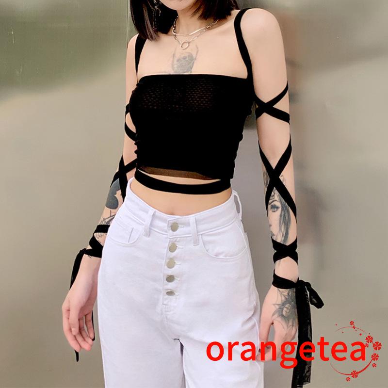 Áo Croptop Hai Dây Màu Trơn Thời Trang Cho Nữ