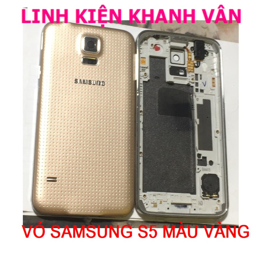 VỎ SAMSUNG S5 MÀU VÀNG