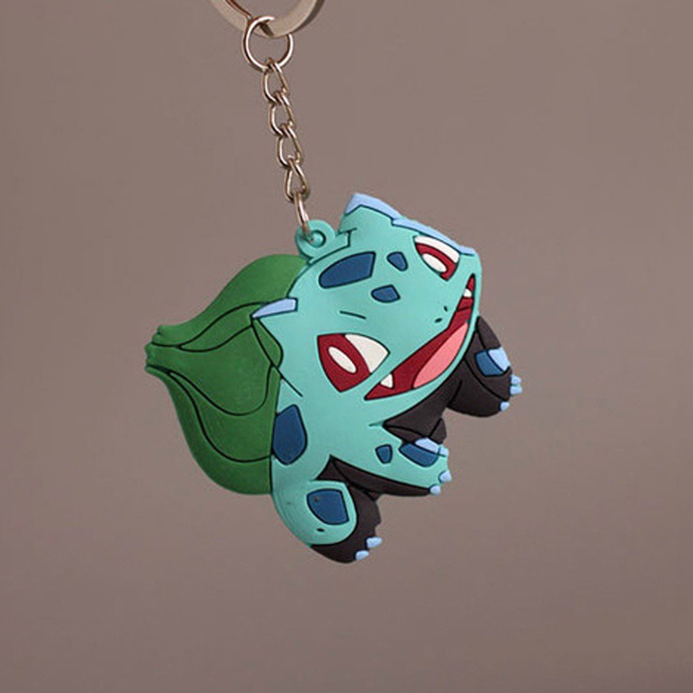 Móc khóa bằng nhựa PVC hình thú Pokemon