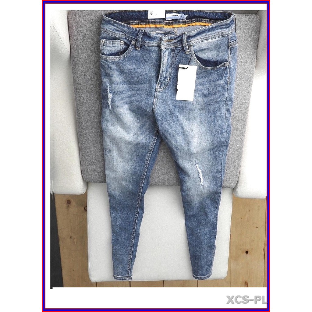 Quần jean nam cao cấp rách nhỏ hai bên 00 không xù lông, không ra màu, chất giãn tốt 00s22/6