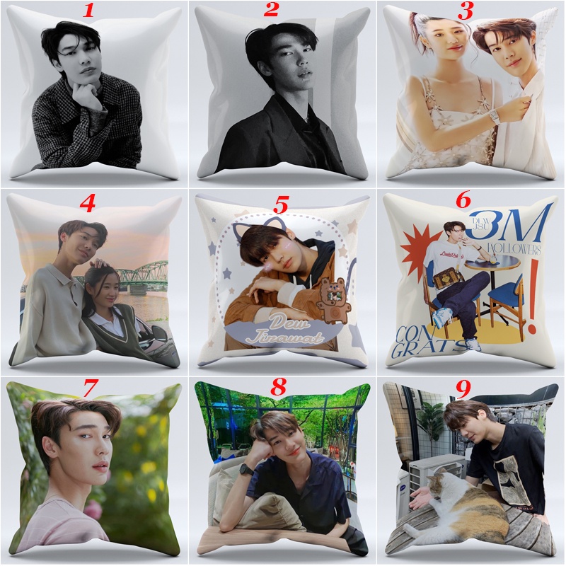 Vỏ gối đơn bằng polyester in họa tiết f4 dew jirawat sutivanisak trang trí nội thất | BigBuy360 - bigbuy360.vn