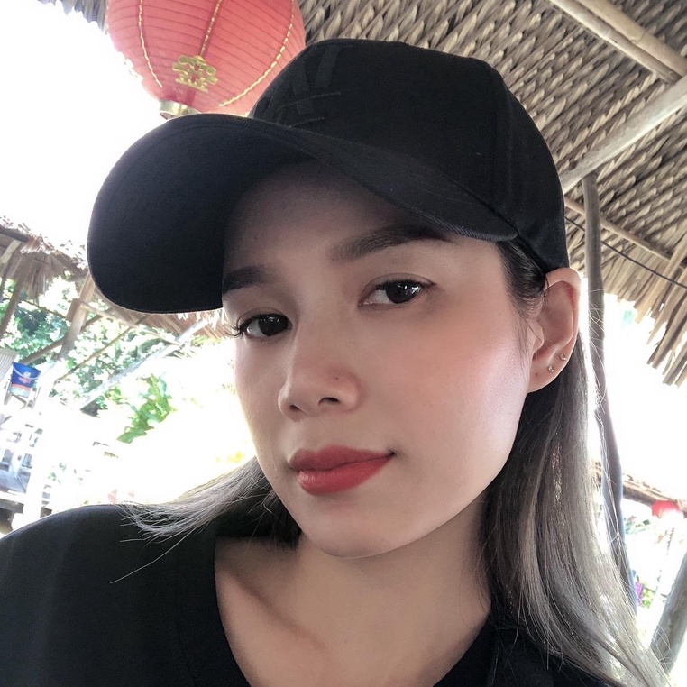 Nón lưỡi trai LA đen logo đen thêu 3D tinh tế dành cho mọi lứa tuổi Free size