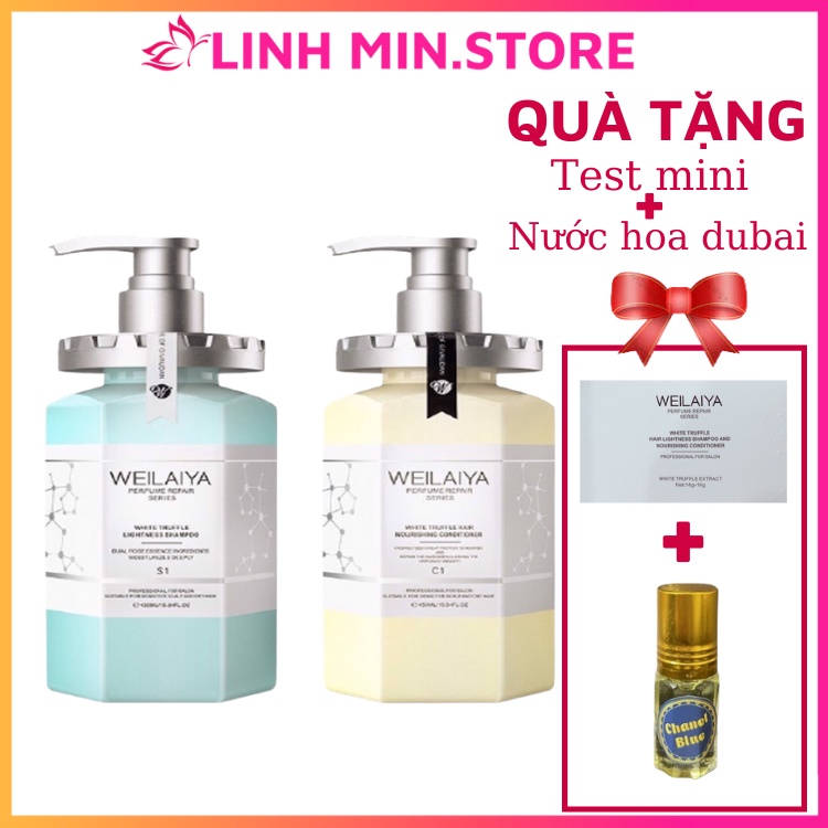 Bộ dầu gội phục hồi đa tầng Nấm Truffle Weilaiya 450ml